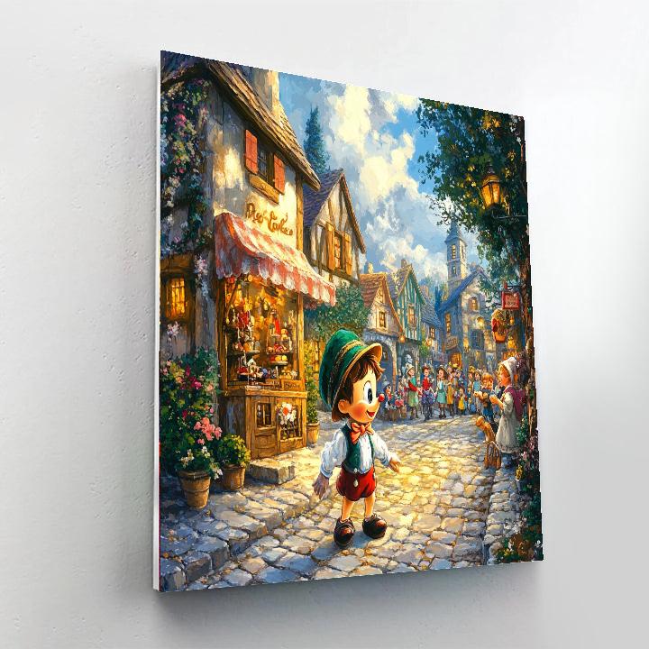 Pinocchio Honest Smile paint by number