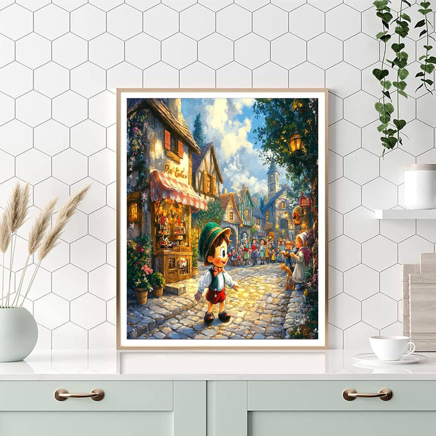 Pinocchio Honest Smile paint by number