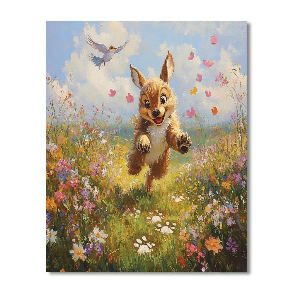 Thumper Meadow Hop DIY paint by numbers