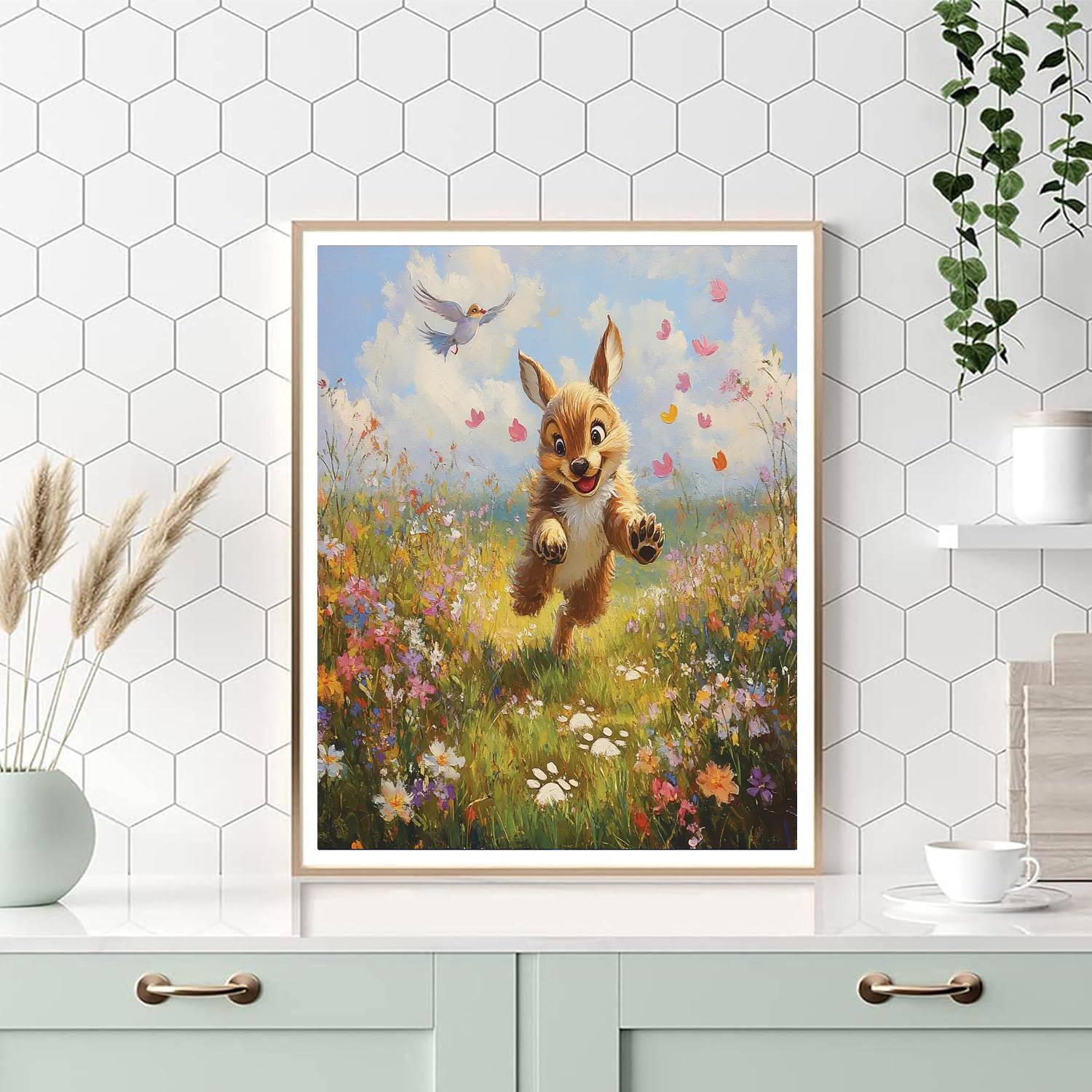 Thumper Meadow Hop DIY paint by numbers