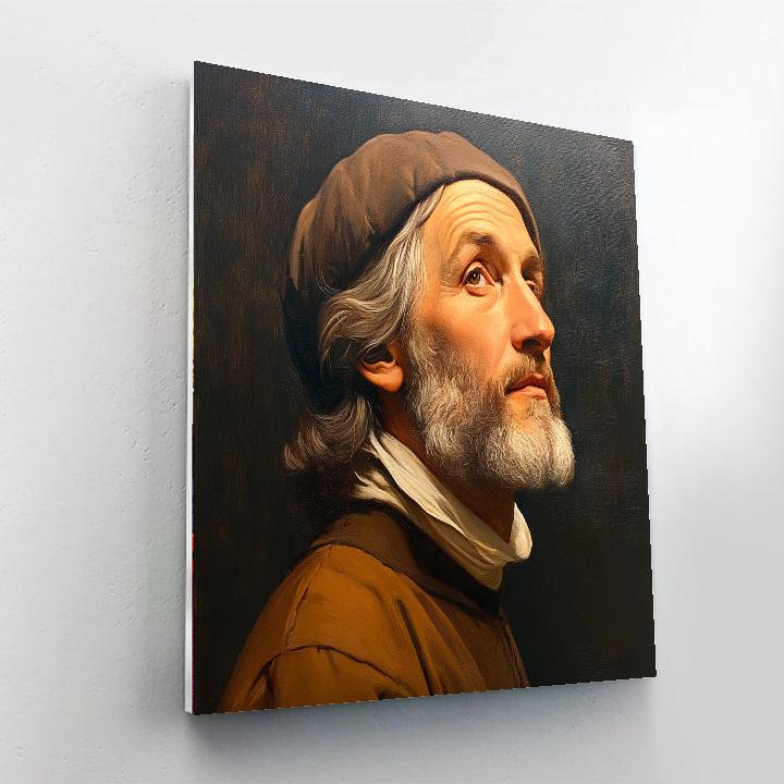 Leonardo Da Vinci Inspired Renaissance Scientist Paint by numbers kits