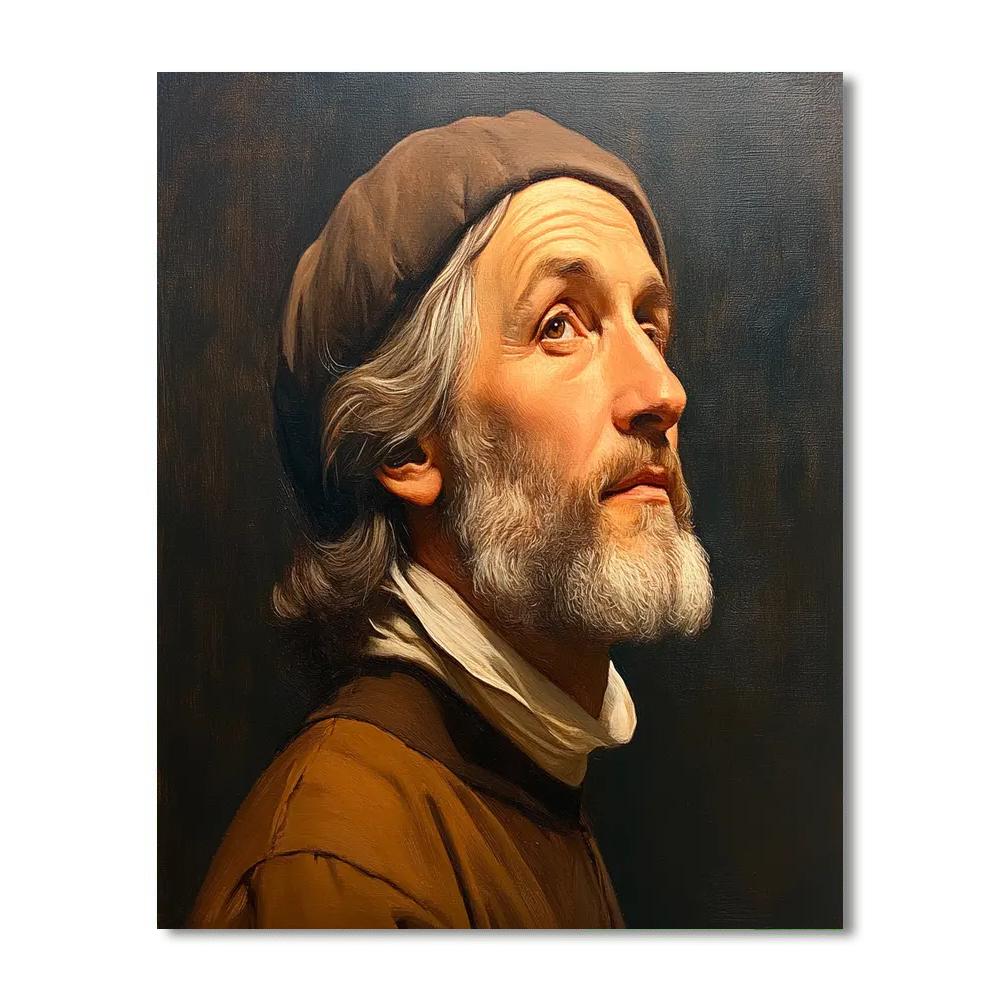 Leonardo Da Vinci Inspired Renaissance Scientist Paint by numbers kits