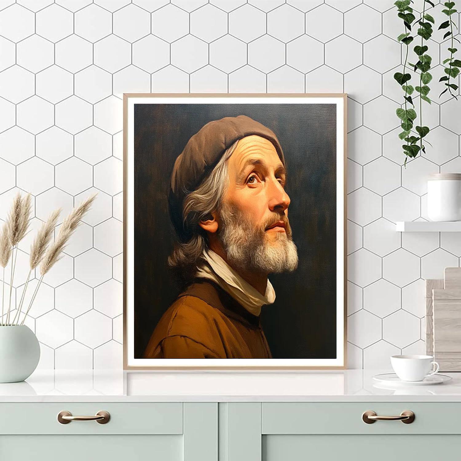 Leonardo Da Vinci Inspired Renaissance Scientist Paint by numbers kits