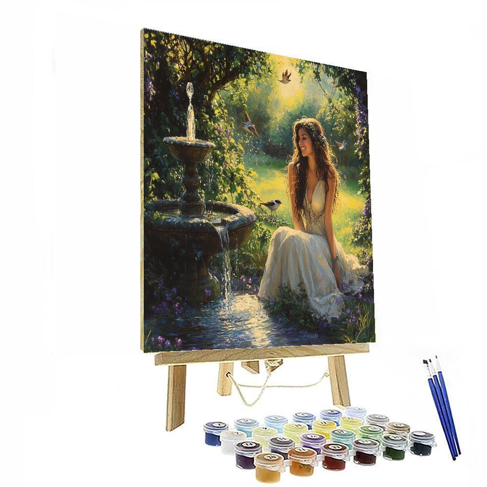 Megara Garden Support Paint by numbers kits