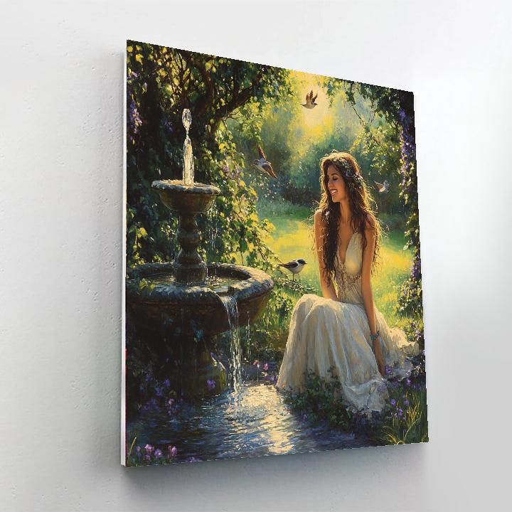 Megara Garden Support Paint by numbers kits