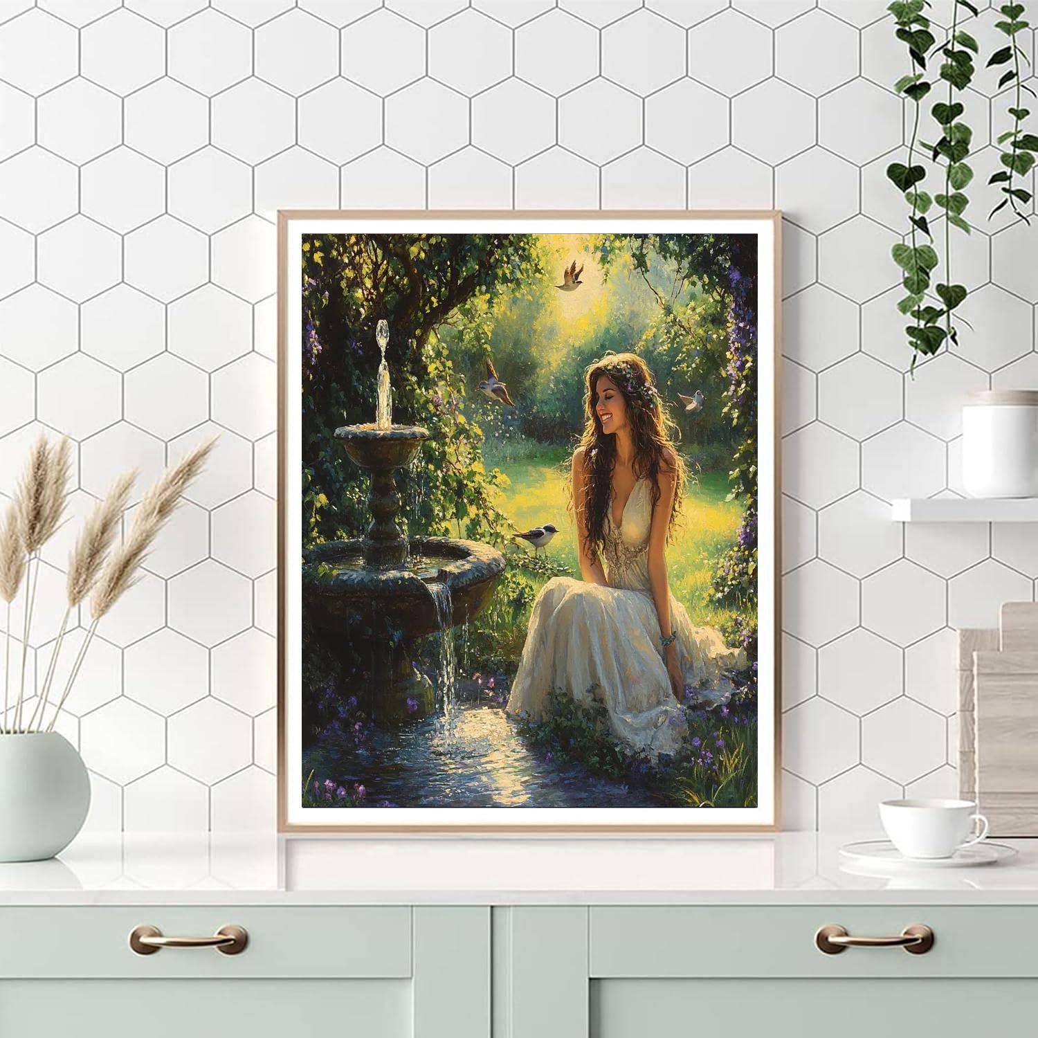 Megara Garden Support Paint by numbers kits