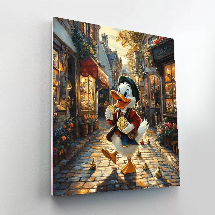 Scrooge McDuck Treasure Walk DIY paint by numbers