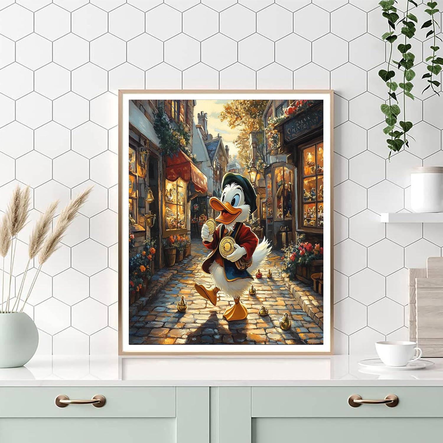 Scrooge McDuck Treasure Walk DIY paint by numbers
