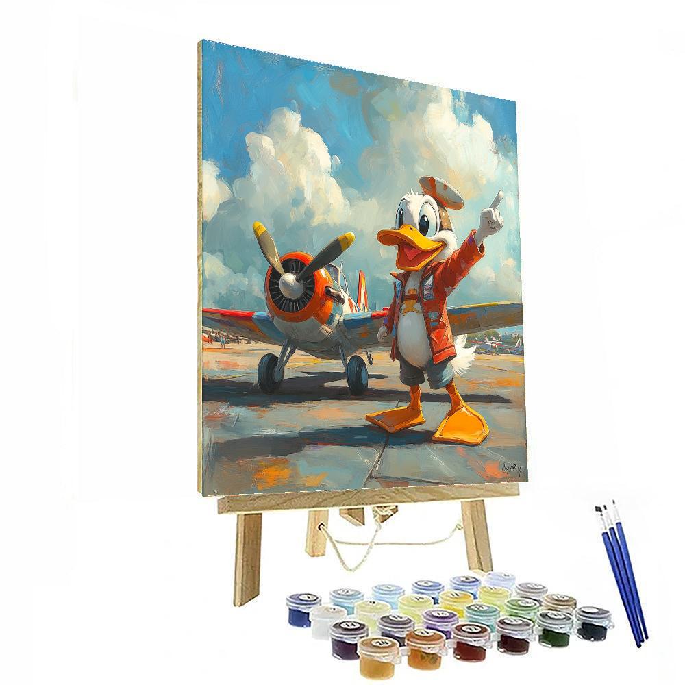 Launchpad McQuack Sky Glide painting number kit