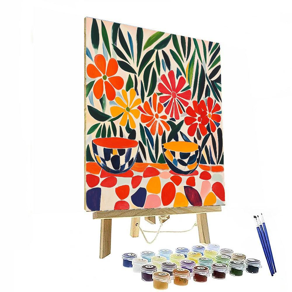 Henri Matisse Inspired Floral Still Life painting number kit