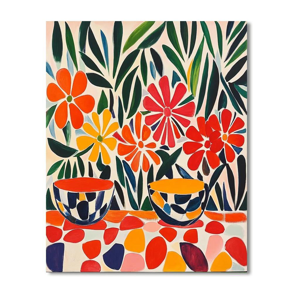 Henri Matisse Inspired Floral Still Life painting number kit