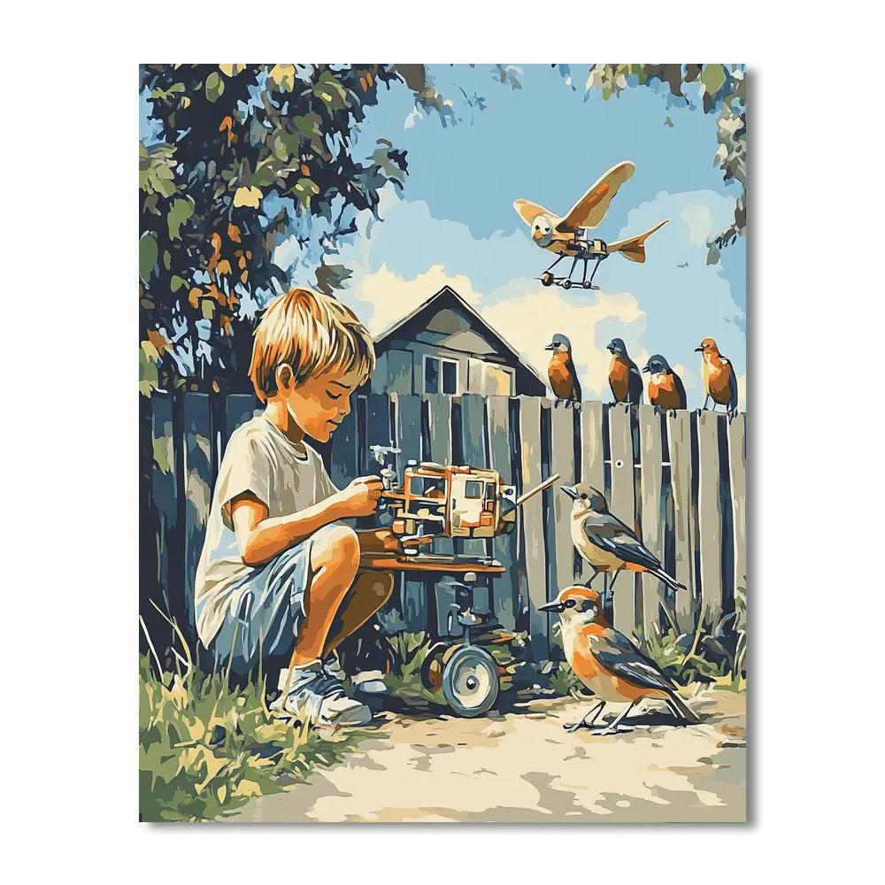 Syndrome Backyard Gadget paint by numbers