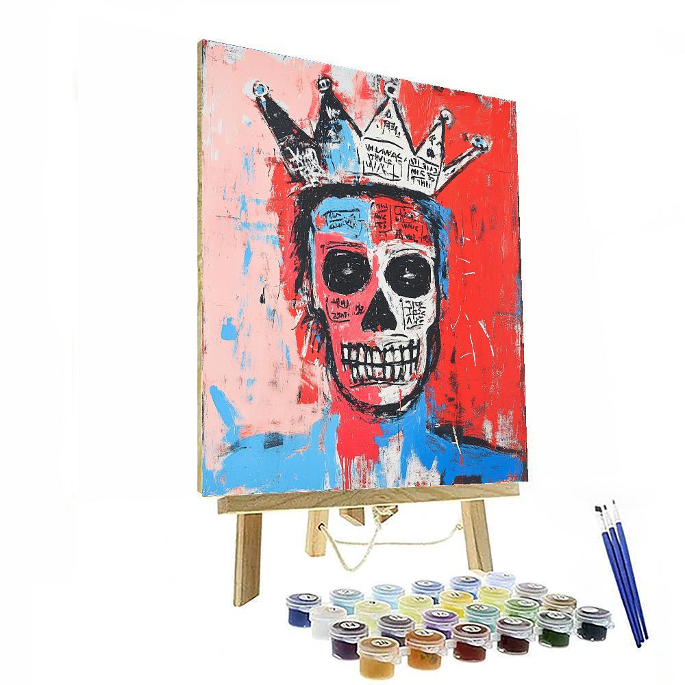 Jean-Michel Basquiat Inspired Urban Warrior painting number kit