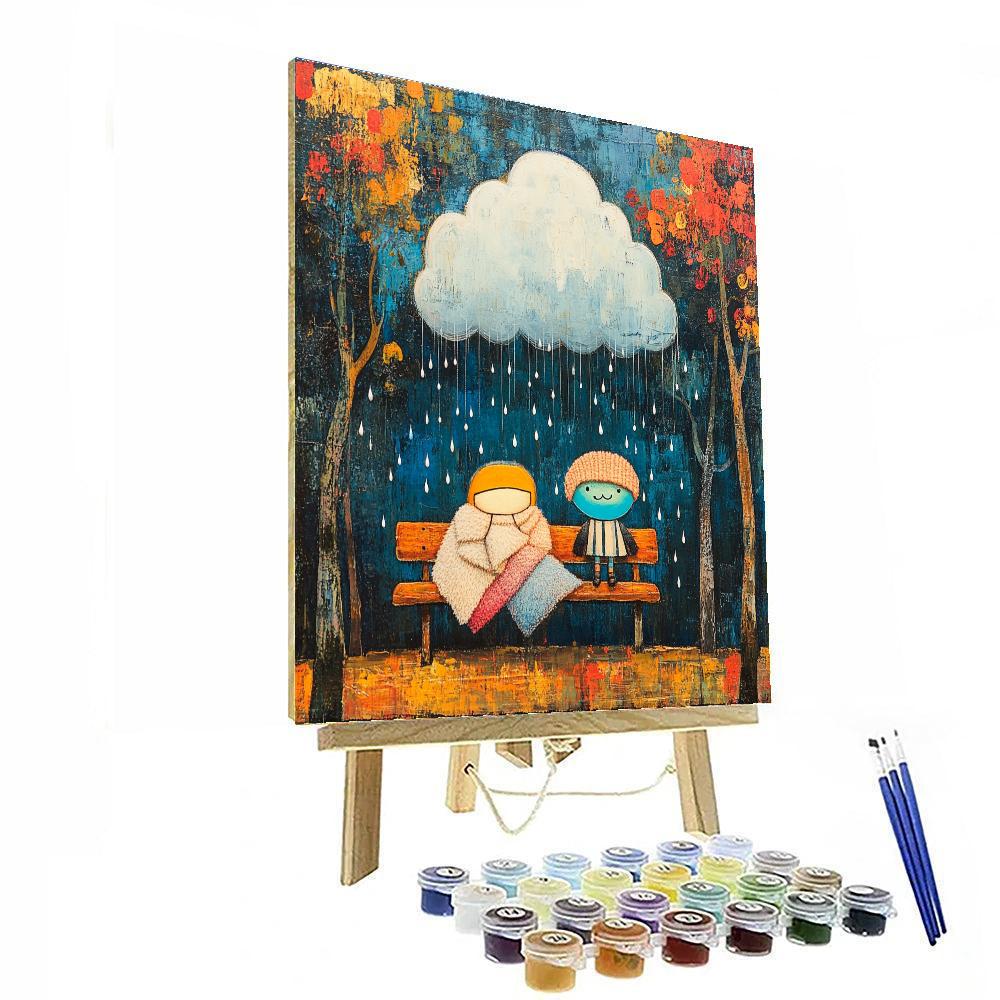 Sadness Cloud Hug Paint by numbers kits
