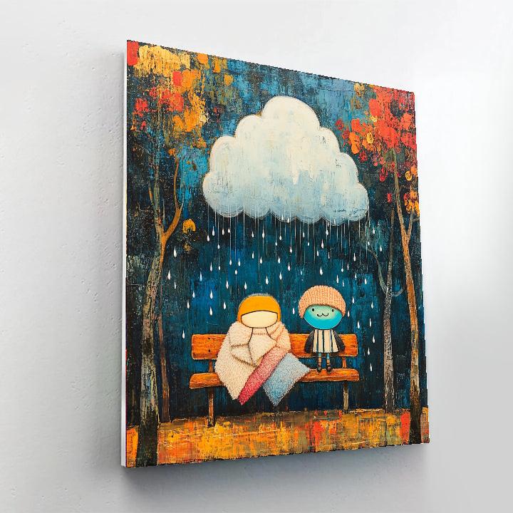 Sadness Cloud Hug Paint by numbers kits