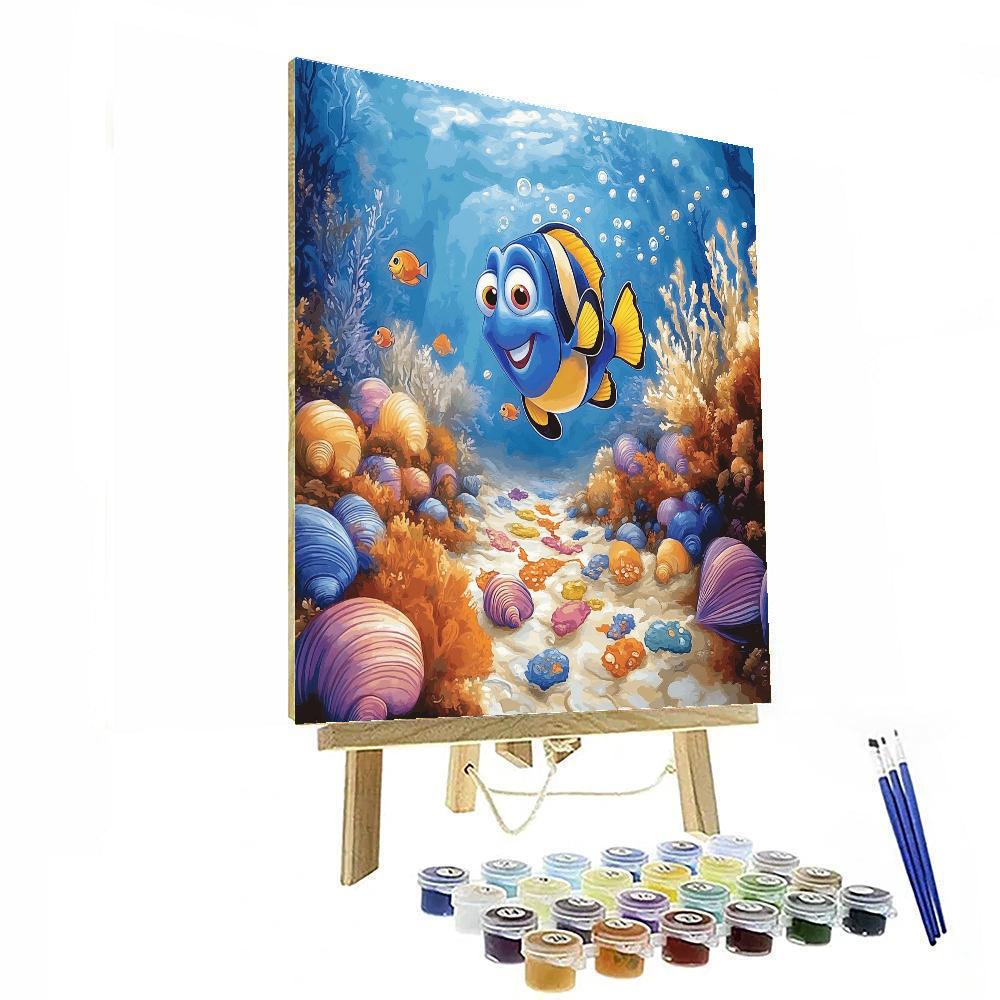 Dory Ocean Memory Map paint by number