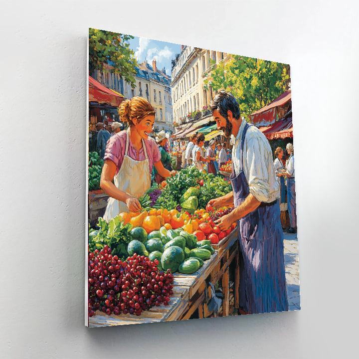 Remy Market Feast paint by number