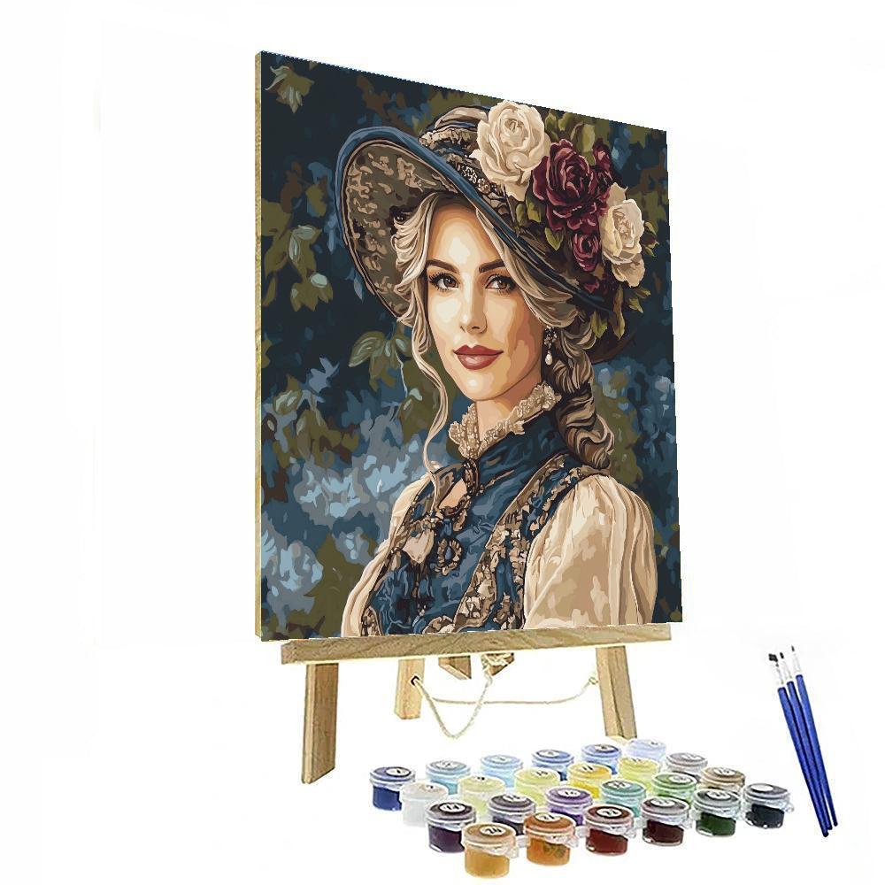 John Singer Sargent Inspired Elegant Portrait painting number kit