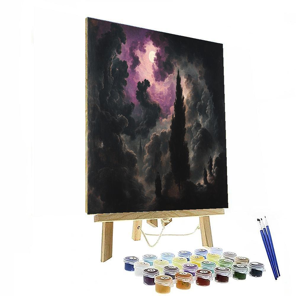 Henri Fuseli Inspired Gothic Nightmare Number painting
