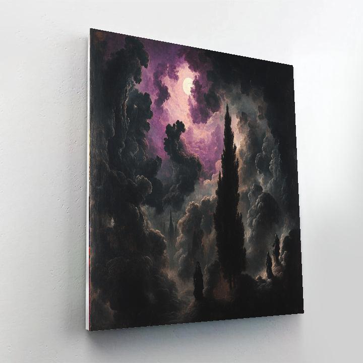 Henri Fuseli Inspired Gothic Nightmare Number painting