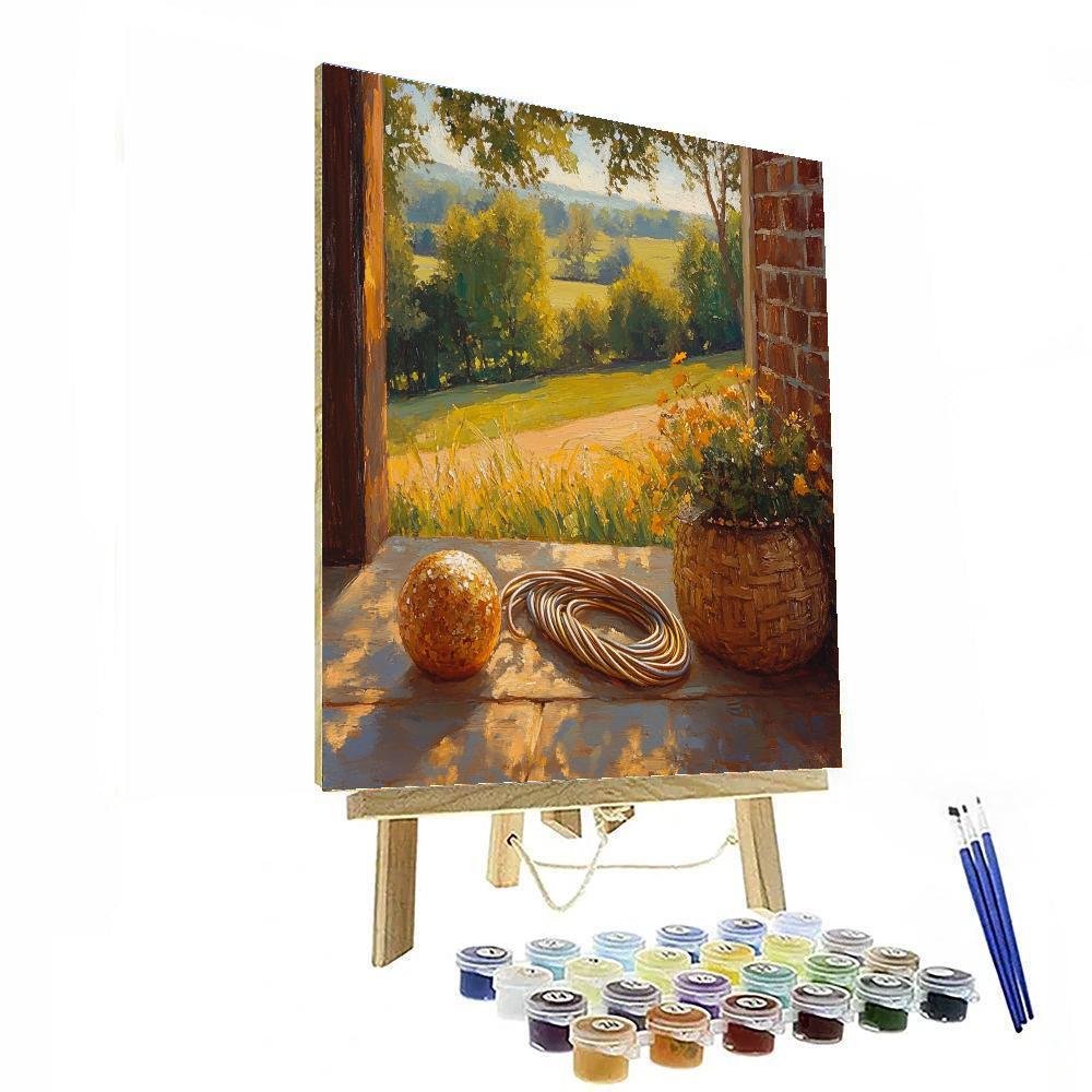 Slinky Dog Sunny Nap paint by numbers