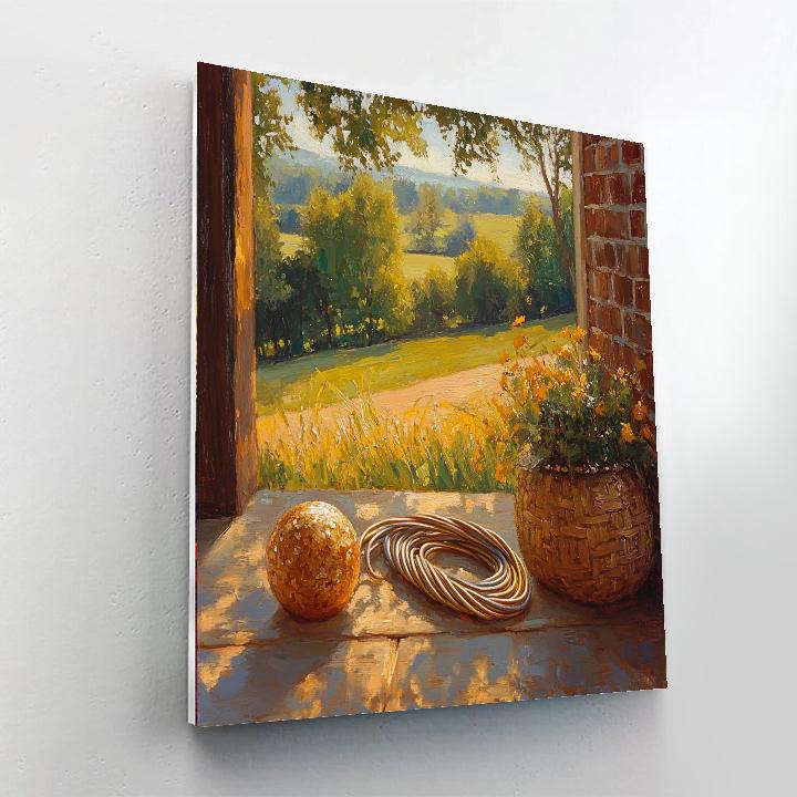 Slinky Dog Sunny Nap paint by numbers