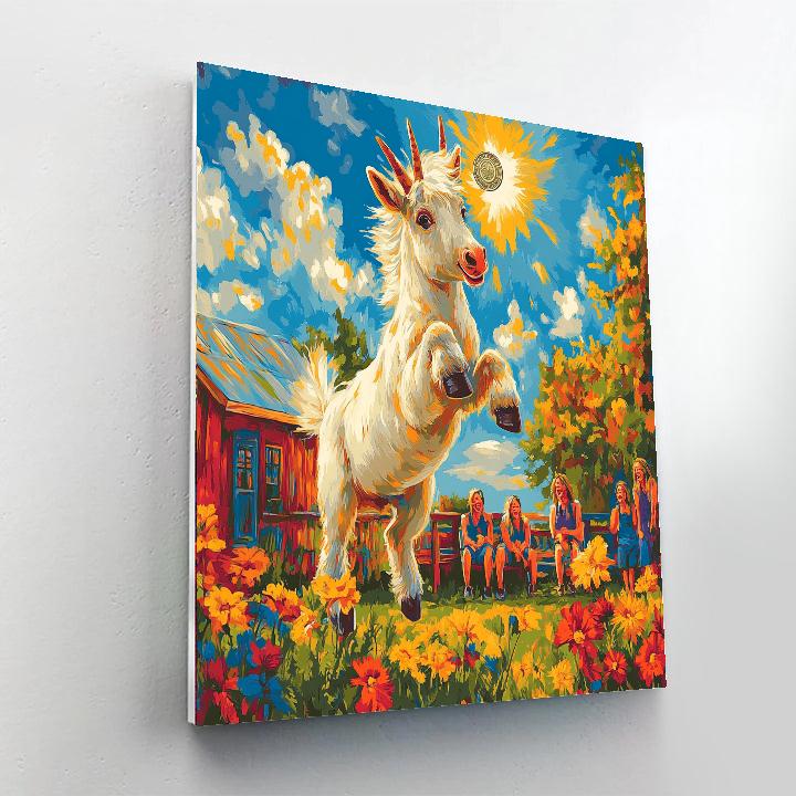 Hamm Coin Toss Paint by numbers art