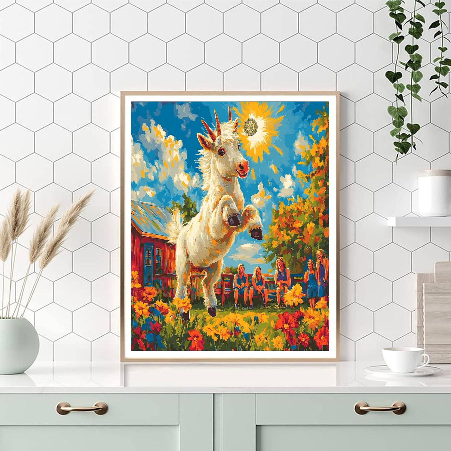 Hamm Coin Toss Paint by numbers art