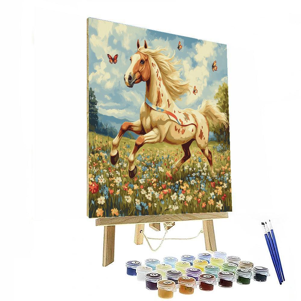 Bullseye Meadow Race Numbered painting kits