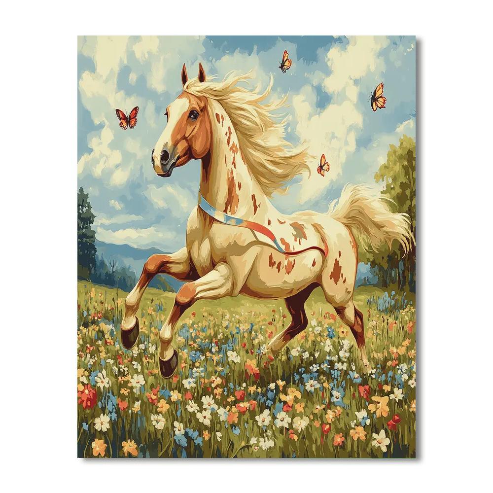 Bullseye Meadow Race Numbered painting kits