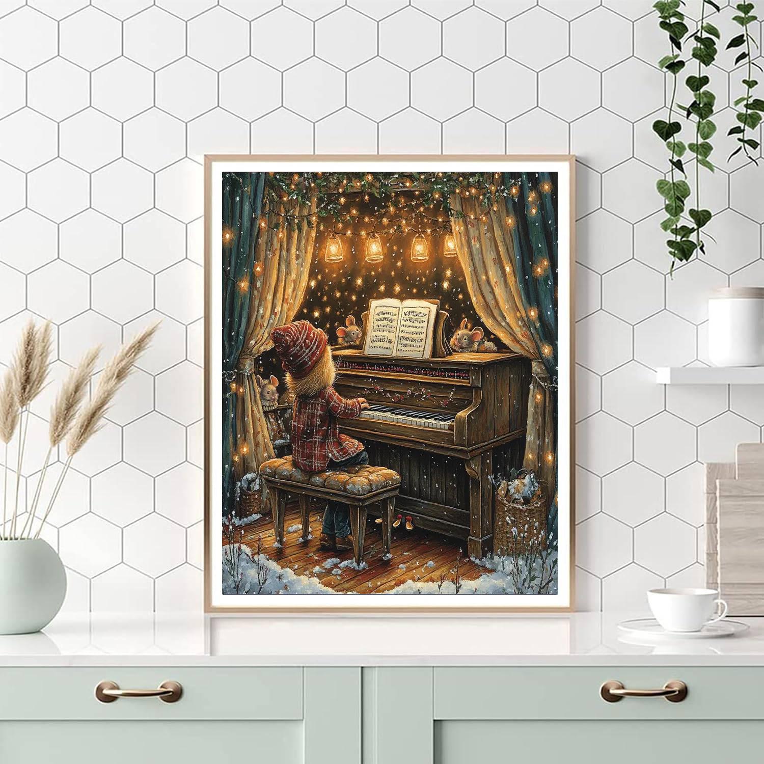 Berlioz Piano Tune Number painting