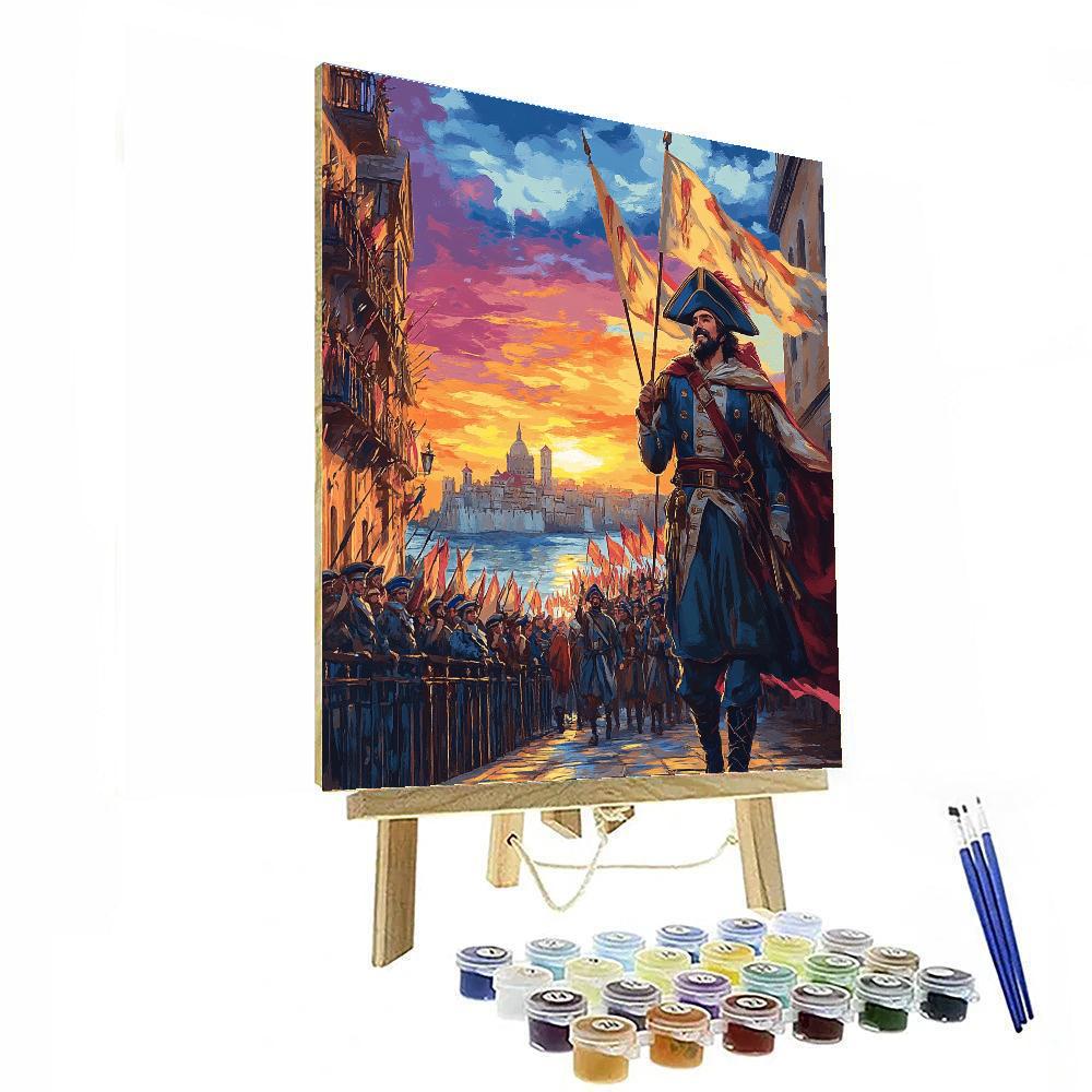 Phoebus Sunset Parade painting number kit
