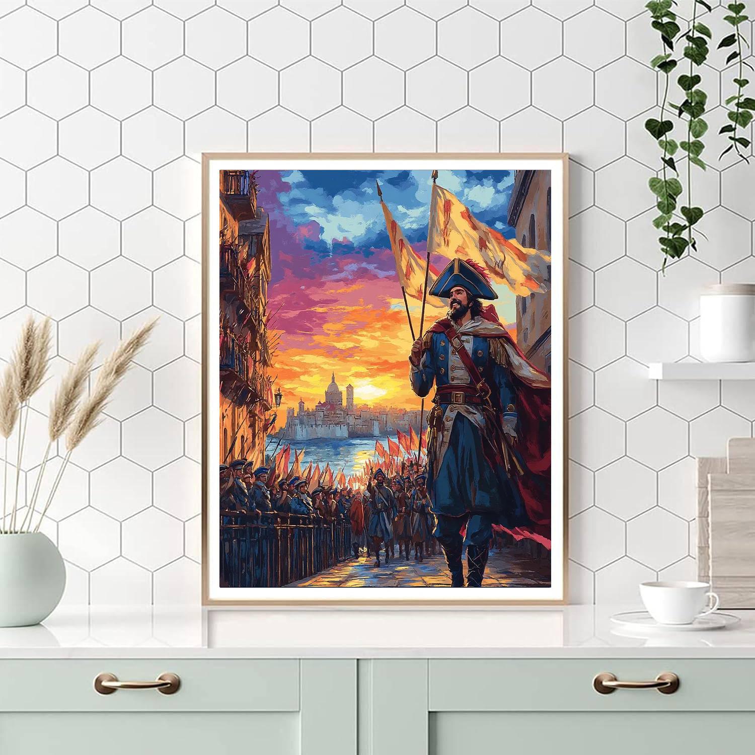 Phoebus Sunset Parade painting number kit