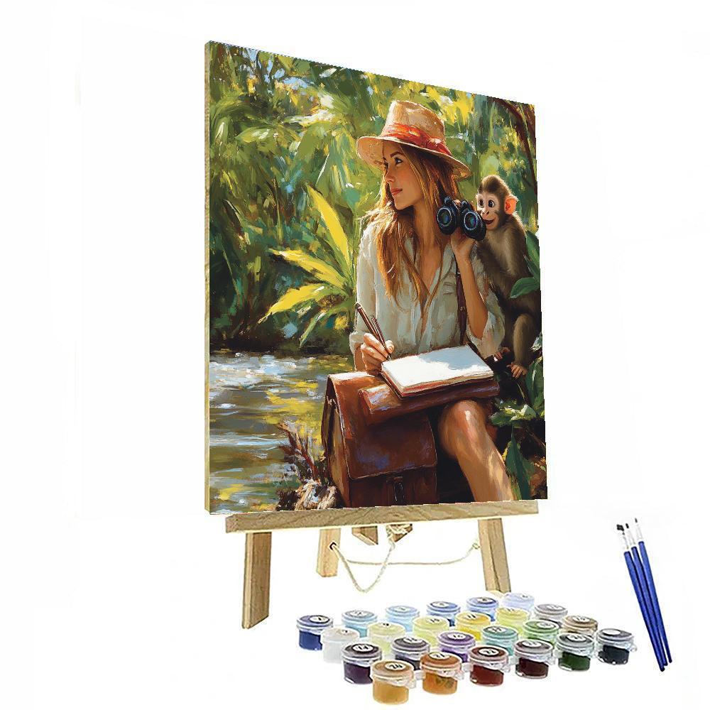 Jane Explorer Notebook Paint by numbers art