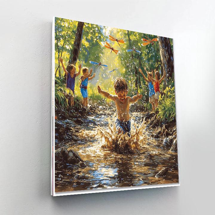 Tantor Mud Splash Numbered painting kits