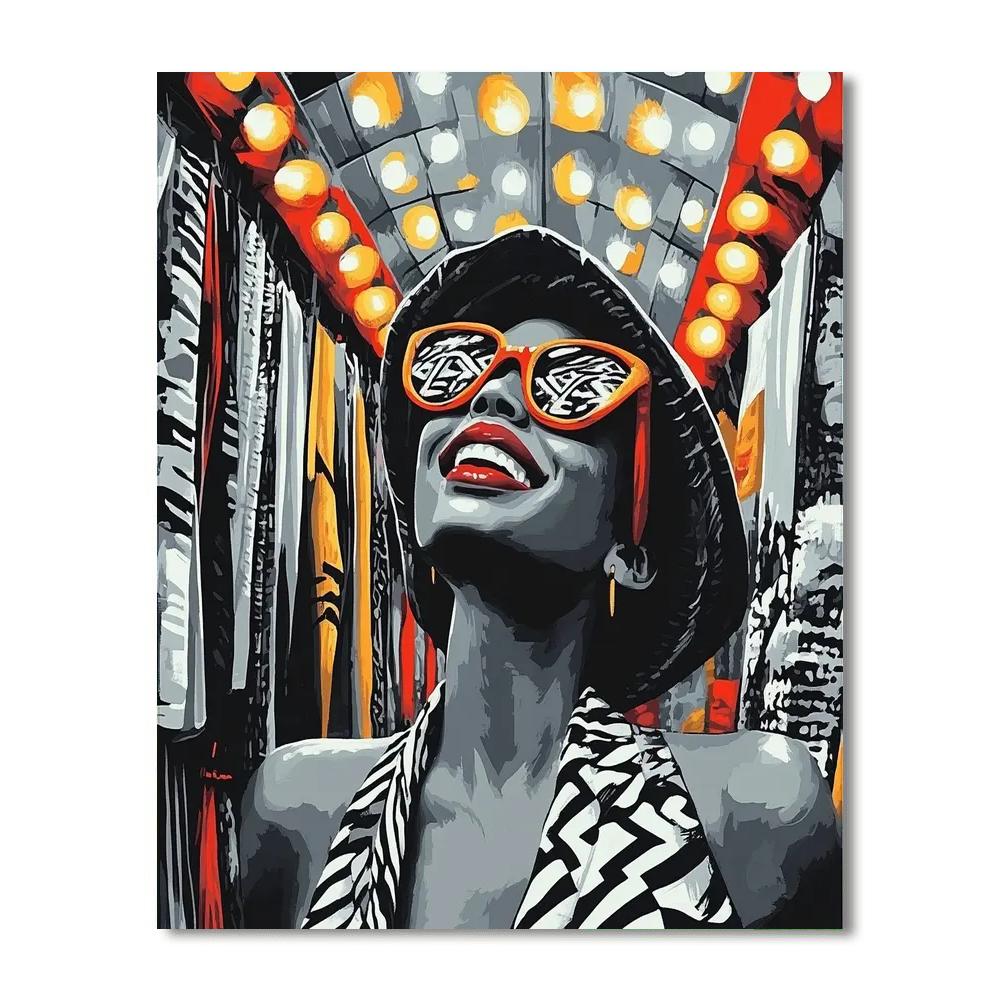 Cruella Pattern Hunt Paint by numbers art