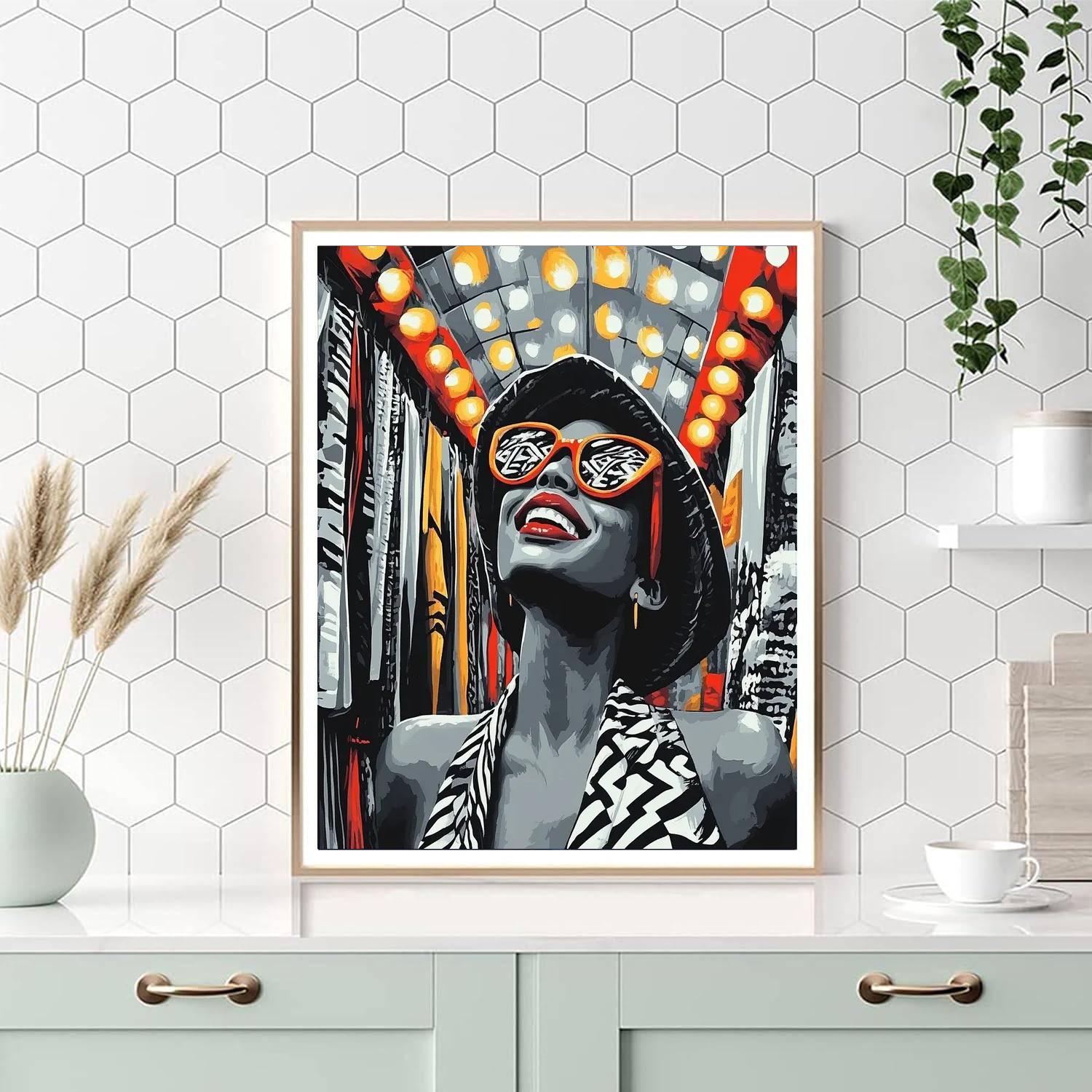 Cruella Pattern Hunt Paint by numbers art