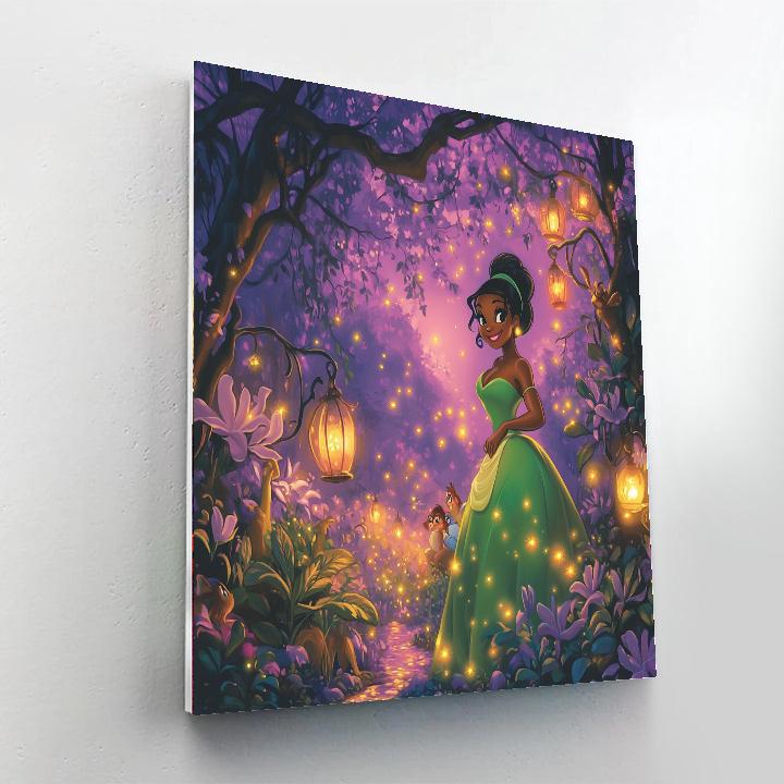 Tiana’s Magical Garden Gathering Number painting