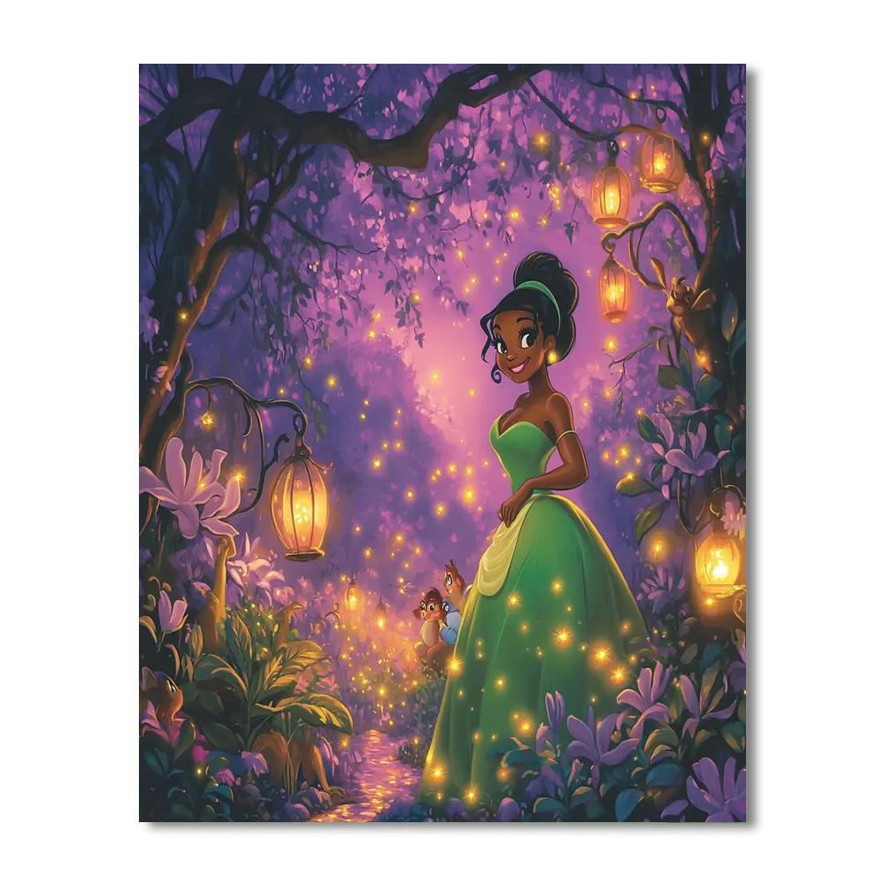 Tiana’s Magical Garden Gathering Number painting