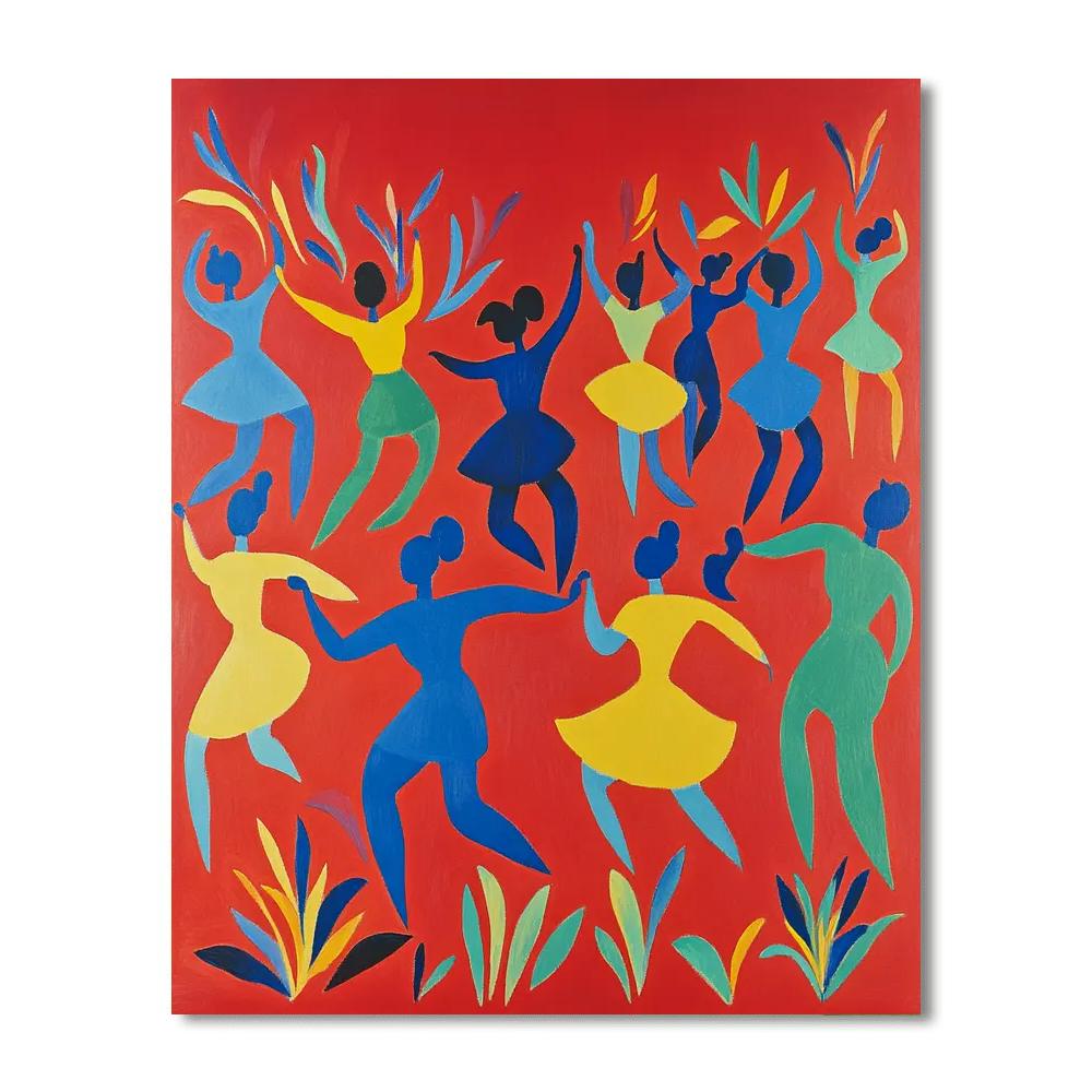 Henri Matisse Inspired Dance Celebration paint by number