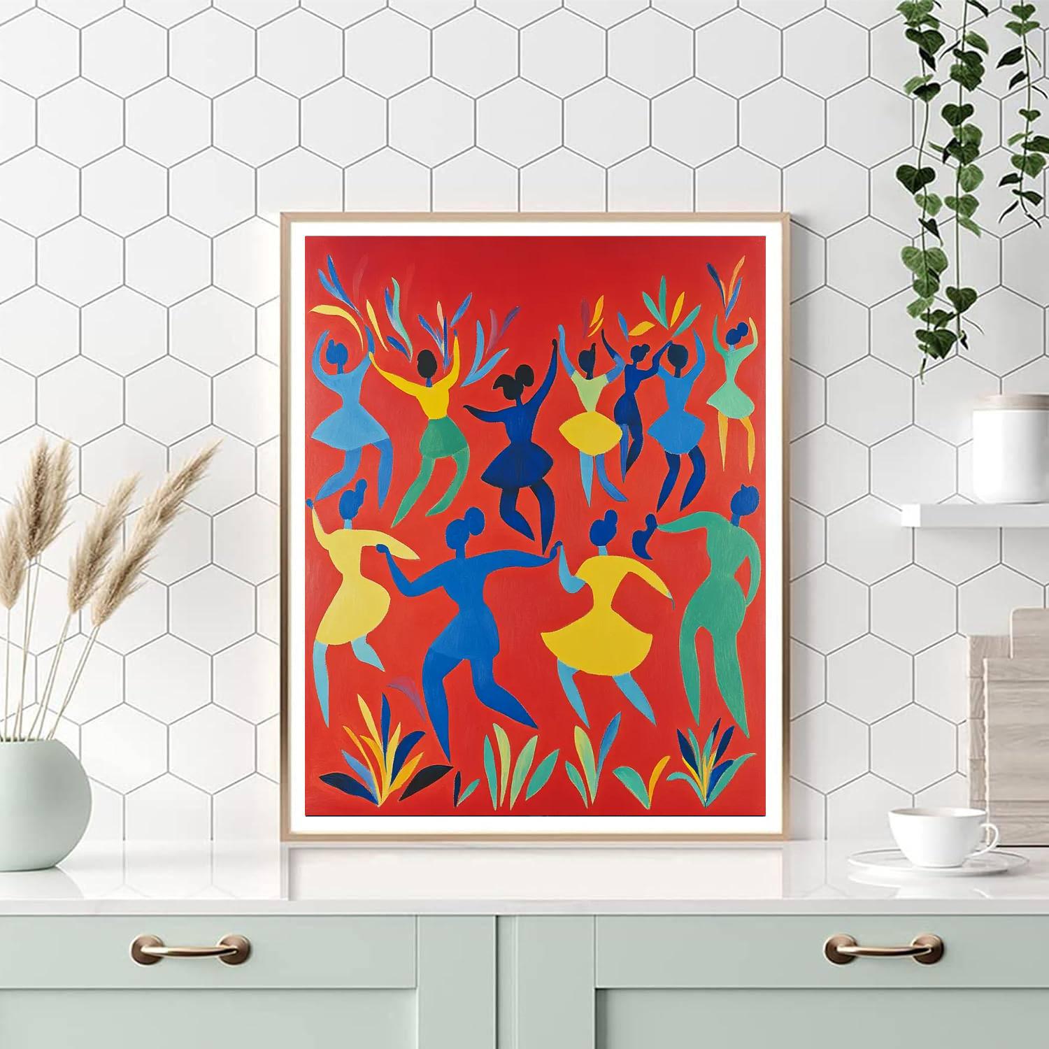 Henri Matisse Inspired Dance Celebration paint by number
