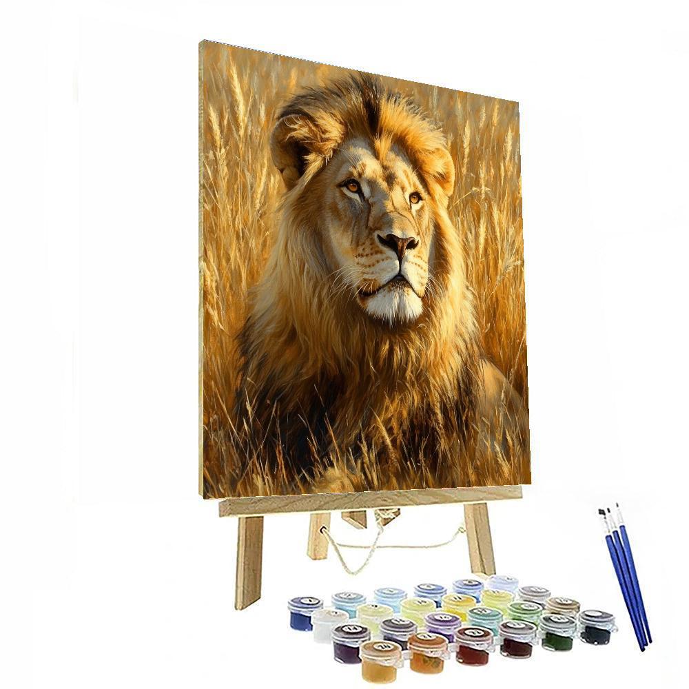 Edwin Landseer Inspired Majestic Lion DIY paint by numbers