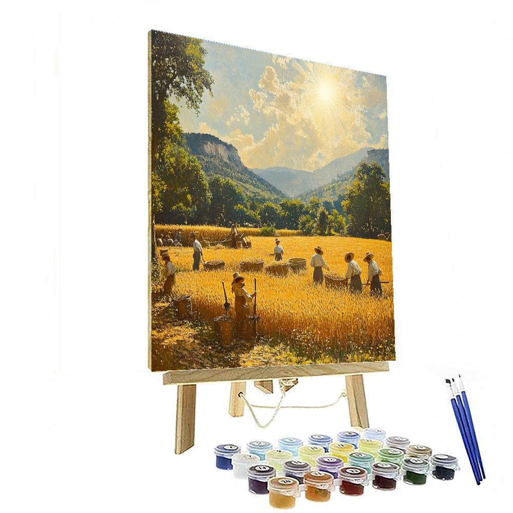 Jean-François Millet Inspired Rural Harvest Painting by numbers kit