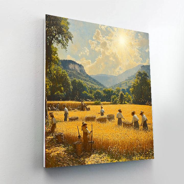 Jean-François Millet Inspired Rural Harvest Painting by numbers kit
