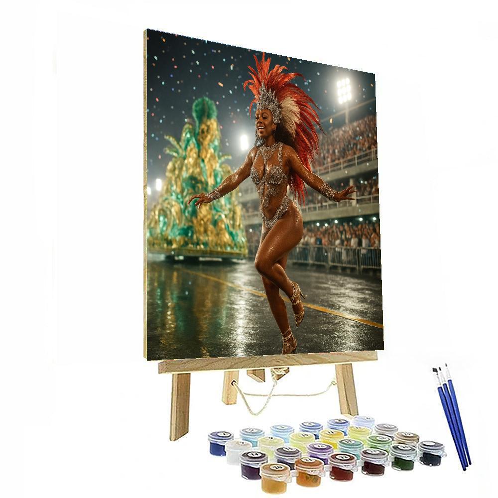 Rio Carnival Samba Night paint by numbers