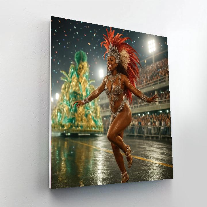 Rio Carnival Samba Night paint by numbers