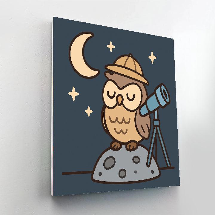 Moonlight Owl Explorer Paint by numbers kits