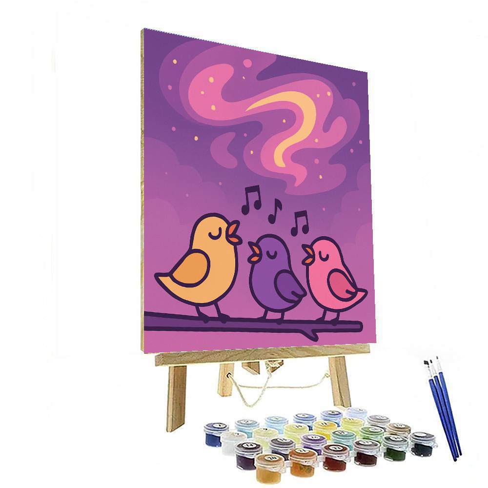 Nebula Nightingales Numbered painting kits