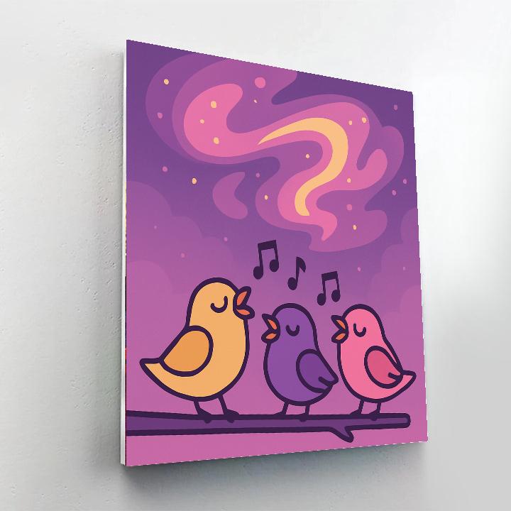 Nebula Nightingales Numbered painting kits