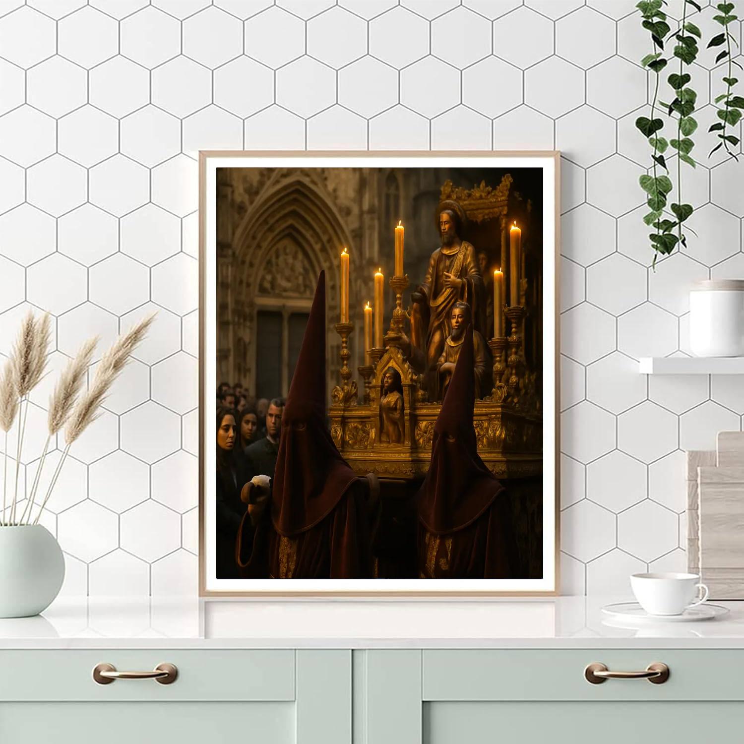 Semana Santa Holy Procession Painting by numbers kit